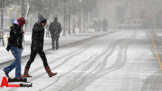 Antalya için kar yağışı uyarısı