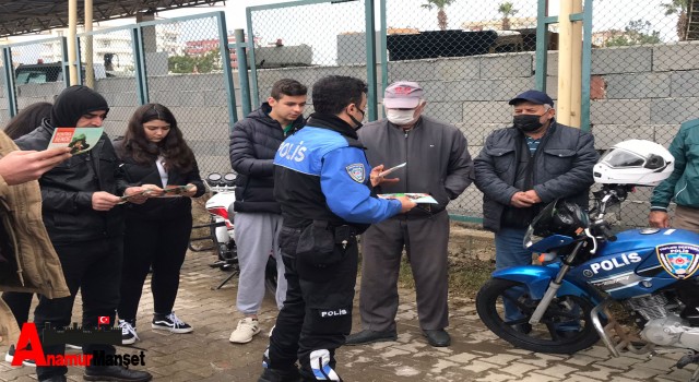 Anamur'da motosiklet sürücüsü adayları uyarıldı