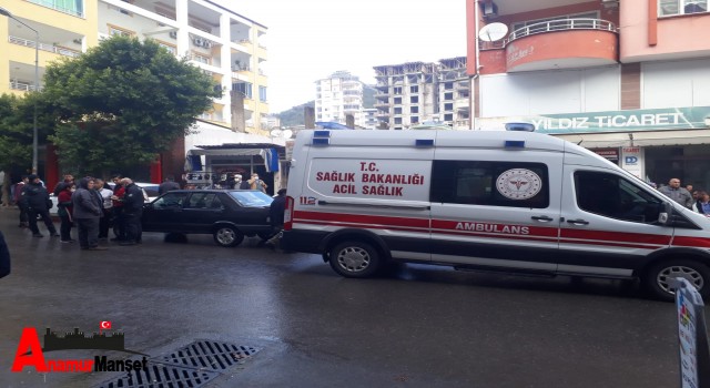 Anamur'da Yayaya Otomobil Çarptı