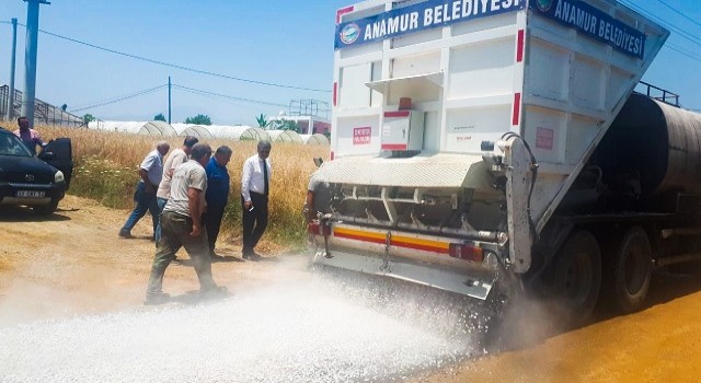 Anamur Belediyesi, Asfalt Çalışmalarını Aralıksız Sürdürüyor