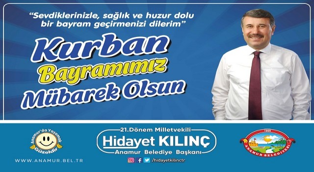 Başkan Hidayet Kılınç'dan Kurban Bayramı Mesajı