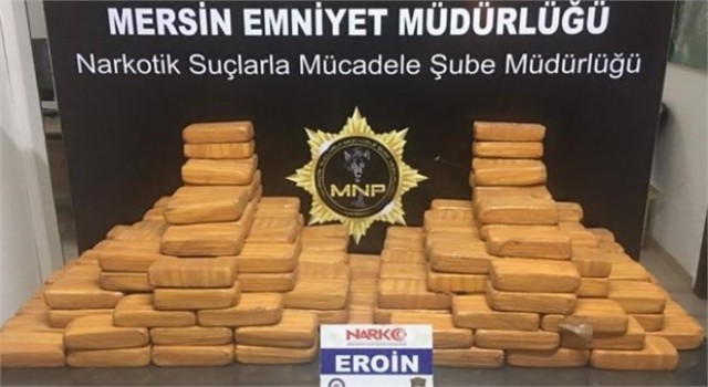 Mersin'de 105 Kilo Eroin Yakalanmasını Bakan Soylu Duyurdu