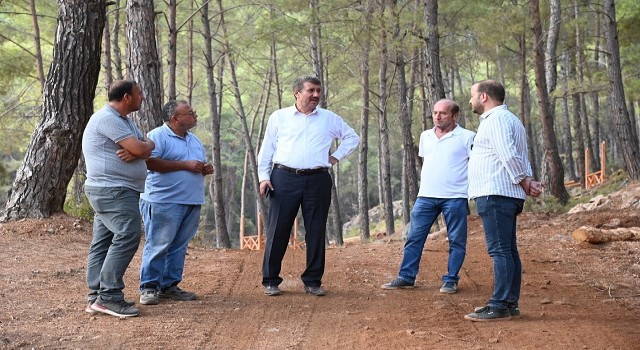 Başkan Kılınç, Recep Tayyip Erdoğan Doğa Parkında İncelemede Bulundu