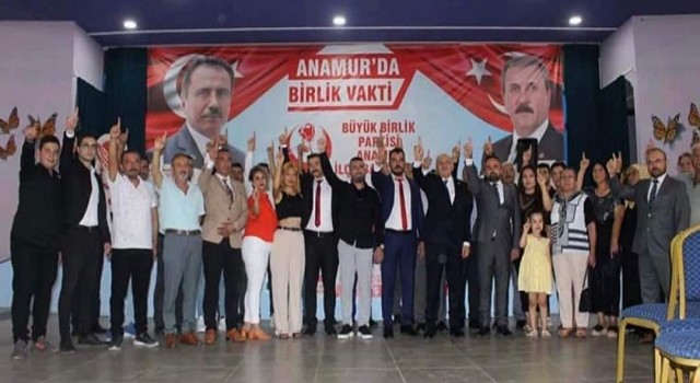 Büyük Birlik Partisi Anamur İlçe Teşkilatı olağan üstü kongresini Gerçekleşti