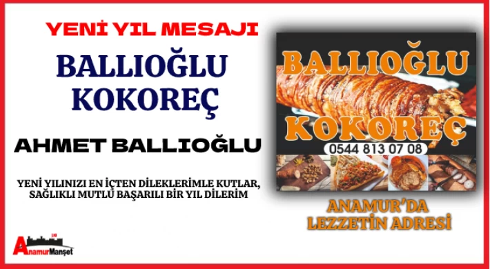 Ballıoğlu Kokoreç - Ahmet Ballıoğlu : Yeni Yılınız Kutlu Olsun