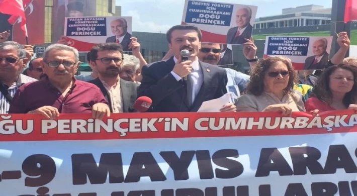 Doğu Perinçek’in Cumhurbaşkanı adayı olması için 100 bin imza