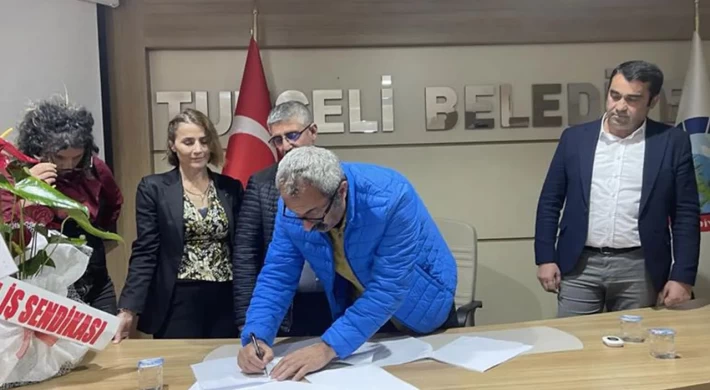 Tunceli Belediyesi'nde işçi maaşları 21 bin 200 liraya yükseldi