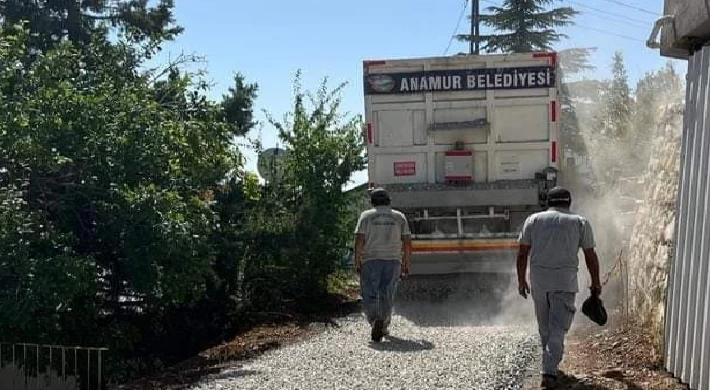 Anamur Belediyesi Yaylalarda Asfalt Çalışmasını Tamamladı