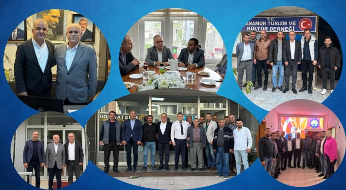 CHP Anamur Belediye Başkan Aday Adayı Karan'dan STK'lara Ziyaret