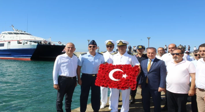 Anamur'da 1 Temmuz Denizcilik Ve Kabotaj Bayramı Deniz Şehitleri Anısına Çelenk Bırakıldı