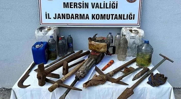 Malaklar'da Kaçak Kazı Yapan Şahıs Yakalandı