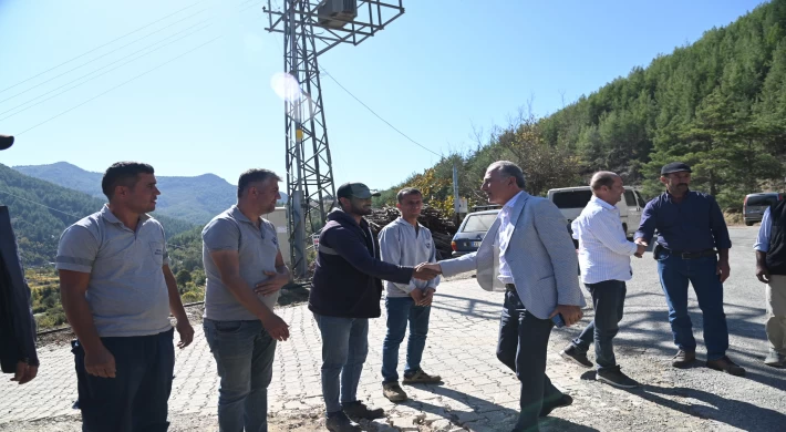 Başkan Deniz Güngören ve Sarıdana Mahalleleri'nde Belediye Çalışmalarını yerinde İnceledi