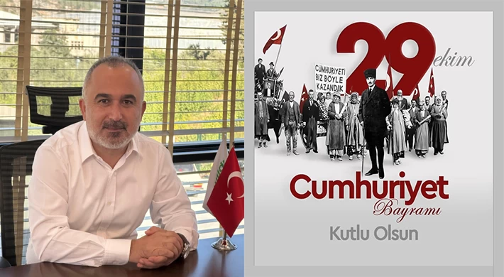 Mersin Büyükşehir Belediye Meclis Üyesi Orhun YILDIZ ; Cumhuriyet Bayramımız Kutlu Olsun