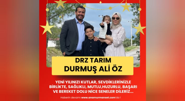 DRZ Tarım - Durmuş Ali Öz : Yeni Yılınız Kutlu Olsun