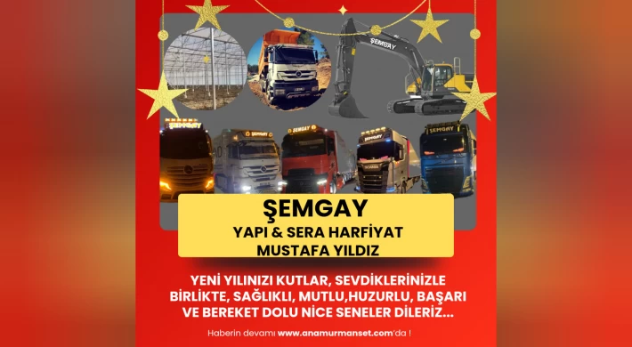 Şemgay Yapı & Sera Harfiyat - Mustafa Yıldız Yeni Yılınızı Kutlar