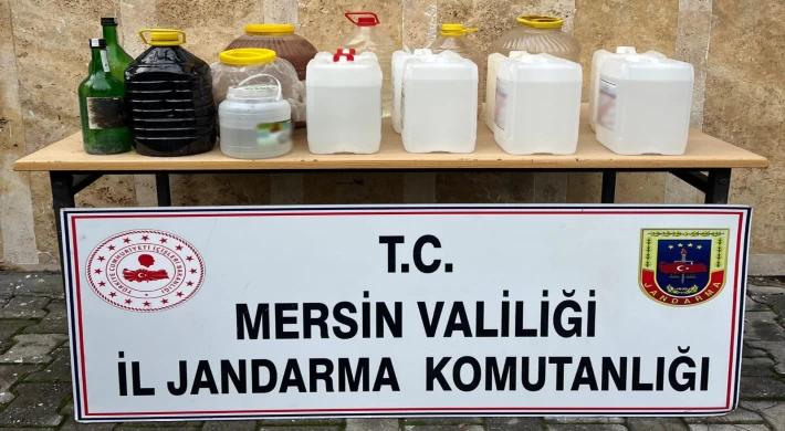 Jandarmadan İçki Üretimi Ve Ticaretini Yapan Kişilere Operasyon