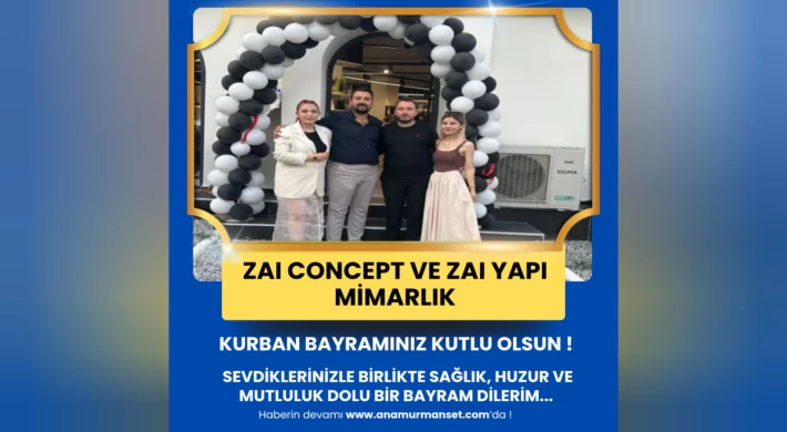 ZAI Concept ve ZAI Yapı Mimarlık Ofisi'nden Kurban Bayramı Mesajı