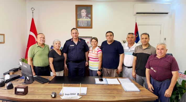 Anamur Gazeteciler Cemiyetinden Jandarma Komutanına Ziyaret