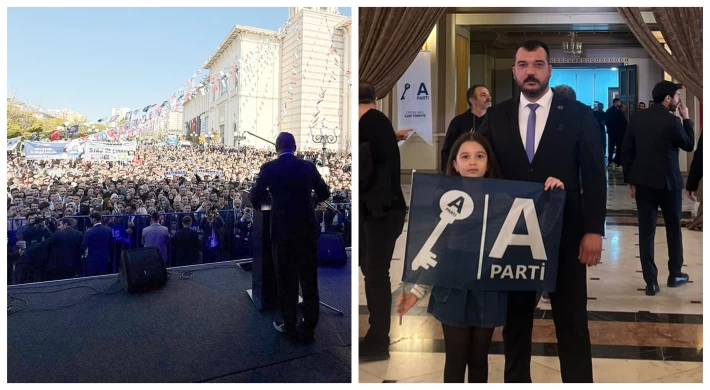 Anahtar Parti’nin 1. Yıl Kutlaması Mitinge Dönüştü! 30 Bin Kişilik Coşkulu Karşılamaya Anahtar Parti Anamur İlçe Başkanı Mustafa Kemal Aslan'da Katıldı