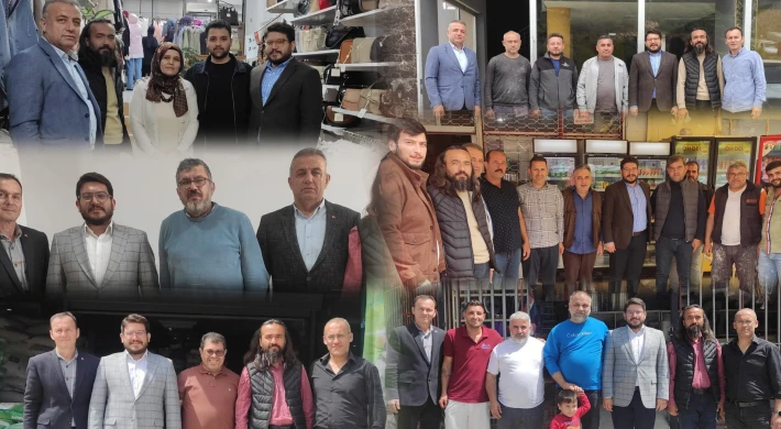 AK Parti Anamur İlçe Başkanı Burak Bulut Esnaf Ziyaretlerini Sürdürüyor