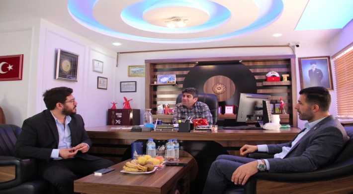 AK Parti Mersin İl Teşkilat Başkanı Halit Pekduran ve Anamur İlçe Başkanı Burak Bulut’tan Abdulnasır Aydın’a Ziyaret