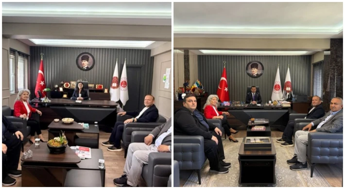 Anamur Gazeteciler Cemiyeti’nden,Başsavcı Çatlı Ve Başkan Topaloğlu’na Ziyaret