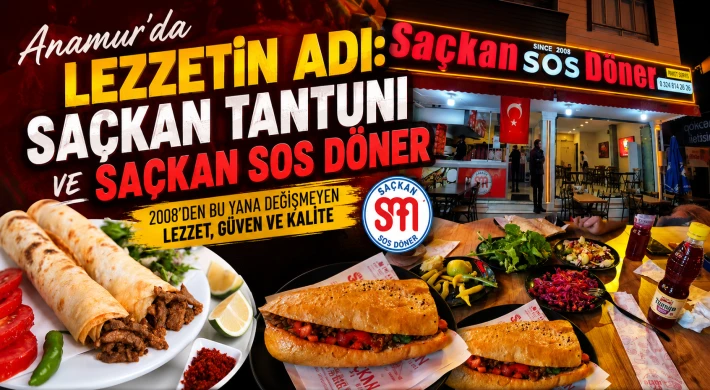 Anamur'da Lezzetin Adı: Saçkan Tantuni ve Saçkan Sos Döner