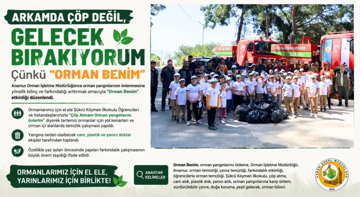 Arkamda Çöp Değil, Gelecek Bırakıyorum: “Orman Benim” Etkinliğiyle Farkındalık Artıyor