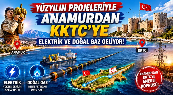 “Yüzyılın Enerji Projesi: Anamur’dan KKTC’ye Elektrik ve Doğal Gaz”