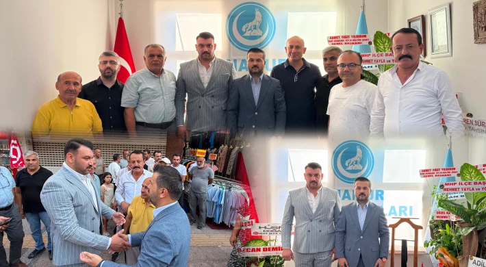 Anamur MHP Heyetinden Ülkü Ocakları İlçe Başkanı Ali Kaya’ya Hayırlı Olsun Ziyareti