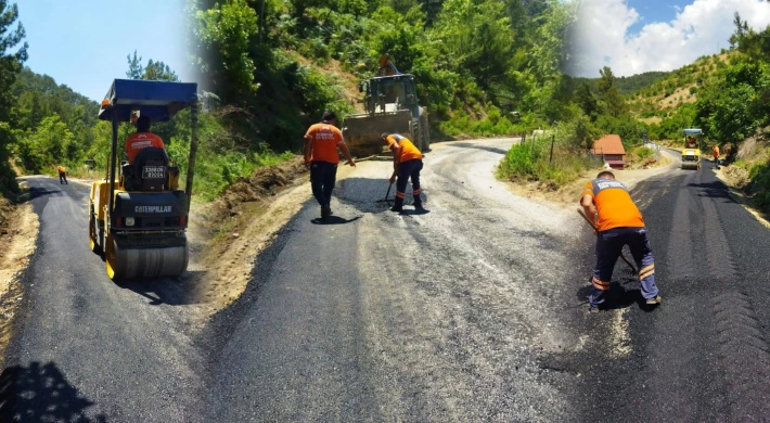 Mersin Büyükşehir Belediyesi Çamlıpınar Mahallesi'nde Sıcak Asfalt Çalışmasını Tamamladı