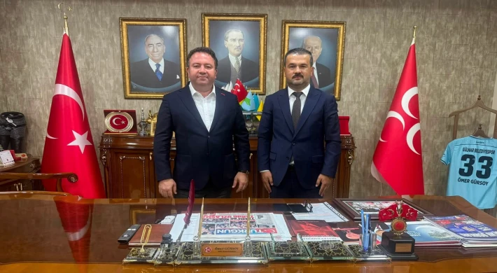 MHP Anamur İlçe Teşkilatı’ndan İl Başkanı Ömer Gürsoy’a Ziyaret