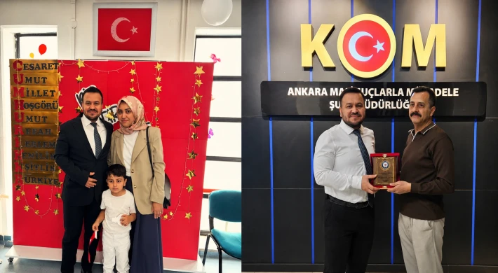 Anamurlu Hemşehrimiz Hüseyin Çetin, Ankara Emniyet Müdürlüğü’nde Şube Müdürü Oldu