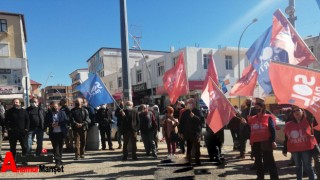 Anamur Sol Parti Elektrik Faturalarını Protesto Etti