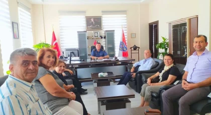 Anamur CHP Heyeti, Yeni Hizmete Açılan Emniyet Binasını Ziyaret Etti