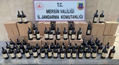 Jandarma 540 Litre Kaçak Alkollü İçkiye El Koydu