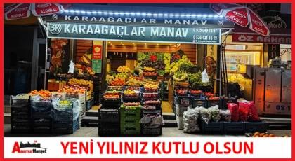 3K Karaağaçlar Manav ; Yeni Yılınız Kutlu Olsun