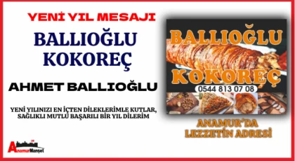 Ballıoğlu Kokoreç - Ahmet Ballıoğlu : Yeni Yılınız Kutlu Olsun