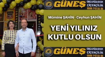 Güneş Organizasyon & Çiçekcilik ; Yeni Yılınız Kutlu Olsun