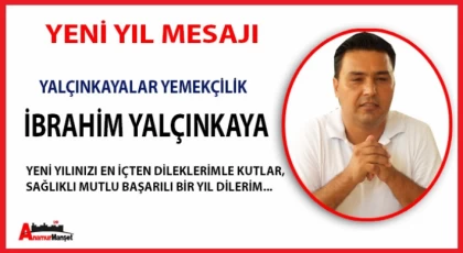 Yalçınkayalar Yemekçilik - İbrahim Yalçınkaya : Yeni Yılınız Kutlu Olsun