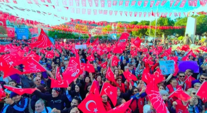 CHP Anamur'dan Büyük Konvoy ve Dev Miting