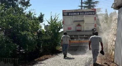 Anamur Belediyesi Yaylalarda Asfalt Çalışmasını Tamamladı