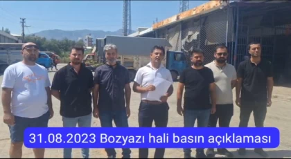 Muz Üreticileri'nden Bozyazı Halinde Basın Açıklaması