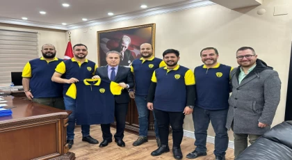 Anamur Genç Fenerbahçeliler, Kaymakam Bilal Bozdemir’i Ziyaret Etti