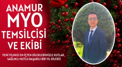 Anamur MYO Temsilcisi ve Ekibi Yeni Yılınızı Kutlar