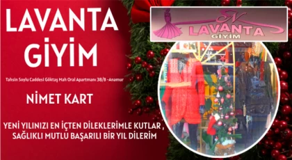 Lavanta Giyim - Nimet Kart ; Yeni Yılınız Kutlu Olsun