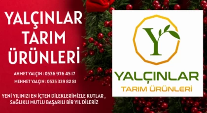 Yalçınlar Tarım Ürünleri Yeni Yılınızı Kutlar