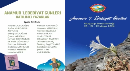 Anamur Belediyesi 1. Edebiyat Günleri Başlıyor