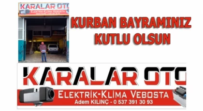 Karalar Oto Elektrik - Adem Kılınç Kurban Bayramınızı Kutlar