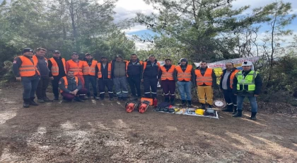 Anamur Orman İşletme Müdürlüğü Personeline Mesleki Yeterlilik Eğitimi Verdi